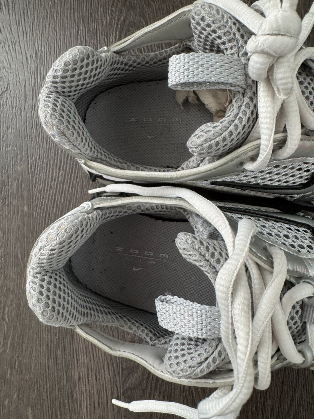 Nike Air Zoom Spiridon Cage 2 Shoes sneakers Gray Silver size 7.5 womens - Picture 8 of 10